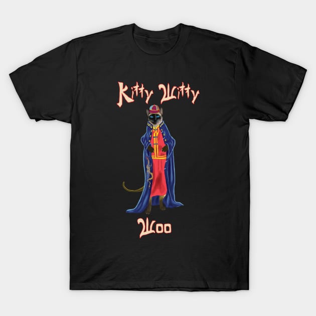 Kitty Witty Woo T-Shirt by Sam R. England